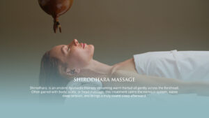 Shirodhara therapy